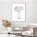 Picture of Drawing Flower VI _GroupedProduct_Rectangle_Portrait_Canvas_Framed_