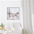 Picture of Animal in winter _GroupedProduct_Square_Canvas_Framed_