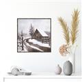 Picture of WInter road _GroupedProduct_Square_Canvas_Framed_