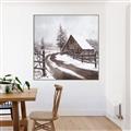 Picture of WInter road _GroupedProduct_Square_Canvas_Framed_