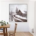 Picture of WInter road _GroupedProduct_Square_Canvas_Framed_