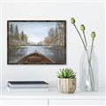 Picture of Lake Boat I  _GroupedProduct_Rectangle_Landscape_Canvas_Framed_