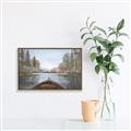 Picture of Lake Boat I  _GroupedProduct_Rectangle_Landscape_Canvas_Framed_