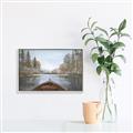 Picture of Lake Boat I  _GroupedProduct_Rectangle_Landscape_Canvas_Framed_