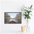 Picture of Lake Boat I  _GroupedProduct_Rectangle_Landscape_Canvas_Framed_