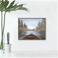 Picture of Lake Boat I  _GroupedProduct_Rectangle_Landscape_Canvas_Framed_