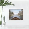 Picture of Lake Boat I  _GroupedProduct_Rectangle_Landscape_Canvas_Framed_