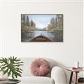 Picture of Lake Boat I  _GroupedProduct_Rectangle_Landscape_Canvas_Framed_