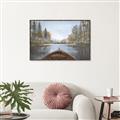 Picture of Lake Boat I  _GroupedProduct_Rectangle_Landscape_Canvas_Framed_