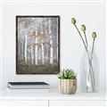 Picture of White Birches In Fall _GroupedProduct_Rectangle_Portrait_Canvas_Framed_