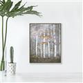 Picture of White Birches In Fall _GroupedProduct_Rectangle_Portrait_Canvas_Framed_