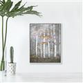 Picture of White Birches In Fall _GroupedProduct_Rectangle_Portrait_Canvas_Framed_