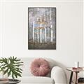 Picture of White Birches In Fall _GroupedProduct_Rectangle_Portrait_Canvas_Framed_