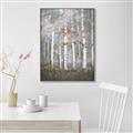 Picture of White Birches In Fall _GroupedProduct_Rectangle_Portrait_Canvas_Framed_
