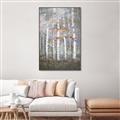 Picture of White Birches In Fall _GroupedProduct_Rectangle_Portrait_Canvas_Framed_