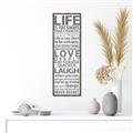 Picture of Life Is Too Short I _GroupedProduct_Panel_Portrait_Canvas_Framed_