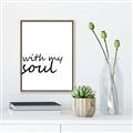 Picture of With My Soul I _GroupedProduct_Rectangle_Portrait_Canvas_Framed_