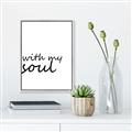 Picture of With My Soul I _GroupedProduct_Rectangle_Portrait_Canvas_Framed_