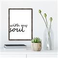 Picture of With My Soul I _GroupedProduct_Rectangle_Portrait_Canvas_Framed_