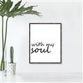 Picture of With My Soul I _GroupedProduct_Rectangle_Portrait_Canvas_Framed_