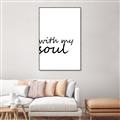 Picture of With My Soul I _GroupedProduct_Rectangle_Portrait_Canvas_Framed_