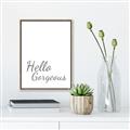 Picture of Hello Gorgeous _GroupedProduct_Rectangle_Portrait_Canvas_Framed_