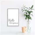 Picture of Hello Gorgeous _GroupedProduct_Rectangle_Portrait_Canvas_Framed_