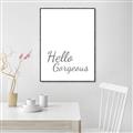 Picture of Hello Gorgeous _GroupedProduct_Rectangle_Portrait_Canvas_Framed_