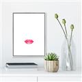 Picture of Red Lip _GroupedProduct_Rectangle_Portrait_Canvas_Framed_