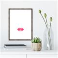 Picture of Red Lip _GroupedProduct_Rectangle_Portrait_Canvas_Framed_
