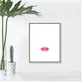 Picture of Red Lip _GroupedProduct_Rectangle_Portrait_Canvas_Framed_