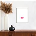 Picture of Red Lip _GroupedProduct_Rectangle_Portrait_Canvas_Framed_