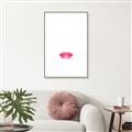 Picture of Red Lip _GroupedProduct_Rectangle_Portrait_Canvas_Framed_