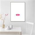 Picture of Red Lip _GroupedProduct_Rectangle_Portrait_Canvas_Framed_
