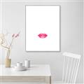 Picture of Red Lip _GroupedProduct_Rectangle_Portrait_Canvas_Framed_