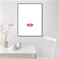 Picture of Red Lip _GroupedProduct_Rectangle_Portrait_Canvas_Framed_