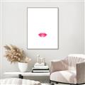 Picture of Red Lip _GroupedProduct_Rectangle_Portrait_Canvas_Framed_