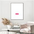 Picture of Red Lip _GroupedProduct_Rectangle_Portrait_Canvas_Framed_