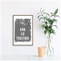 Picture of And So Together I  _GroupedProduct_Rectangle_Portrait_Canvas_Framed_