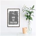 Picture of And So Together I  _GroupedProduct_Rectangle_Portrait_Canvas_Framed_