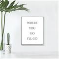 Picture of Where You - Go I'll Go II _GroupedProduct_Rectangle_Portrait_Canvas_Framed_