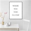 Picture of Where You Stay - I'll Stay II  _GroupedProduct_Rectangle_Portrait_Canvas_Framed_