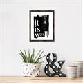 Picture of It is Well black background _GroupedProduct_Rectangle_Portrait_Canvas_Framed_