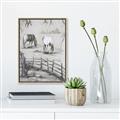 Picture of Farm House _GroupedProduct_Rectangle_Portrait_Canvas_Framed_