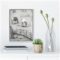 Picture of Farm House _GroupedProduct_Rectangle_Portrait_Canvas_Framed_