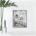 Picture of Farm House _GroupedProduct_Rectangle_Portrait_Canvas_Framed_