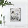 Picture of Farm House _GroupedProduct_Rectangle_Portrait_Canvas_Framed_