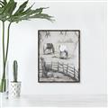 Picture of Farm House _GroupedProduct_Rectangle_Portrait_Canvas_Framed_