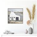 Picture of Barn with fence _GroupedProduct_Square_Canvas_Framed_