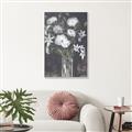 Picture of White Flower Medley _GroupedProduct_Rectangle_Portrait_Canvas_Framed_